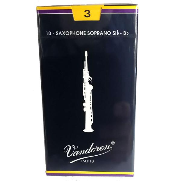 vandoren（バンドーレン） Vandoren / ソプラノサックス用リード 3 -青