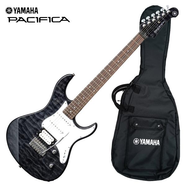 調整済で弾きやすい YAMAHA / PACIFICA212VQM TRANSLUCENT BLACK