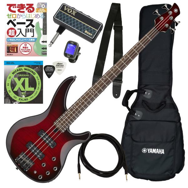 YAMAHA 調整済で弾きやすいヤマハTRBX604FM エレキベースセット