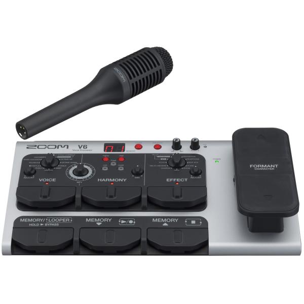 ZOOM ボーカルエフェクター V6 Amazon | Zoom V6 ボーカルエフェクトプロセッサ ショット