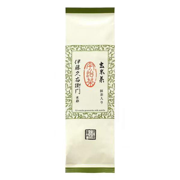 敬老の日 2026  ギフト お菓子 抹茶スイーツ お茶 日本茶 抹茶入り玄米茶160g袋入 伊藤久右衛門 お彼岸