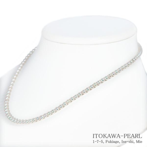 あこや真珠ベビーパールネックレス＜3.5〜4mm＞アジャスター 