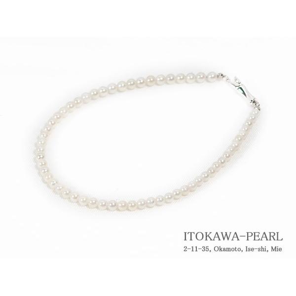 あこや真珠ブレスレット＜2.5〜3mm＞差し込み式/シルバー（18cm）V
