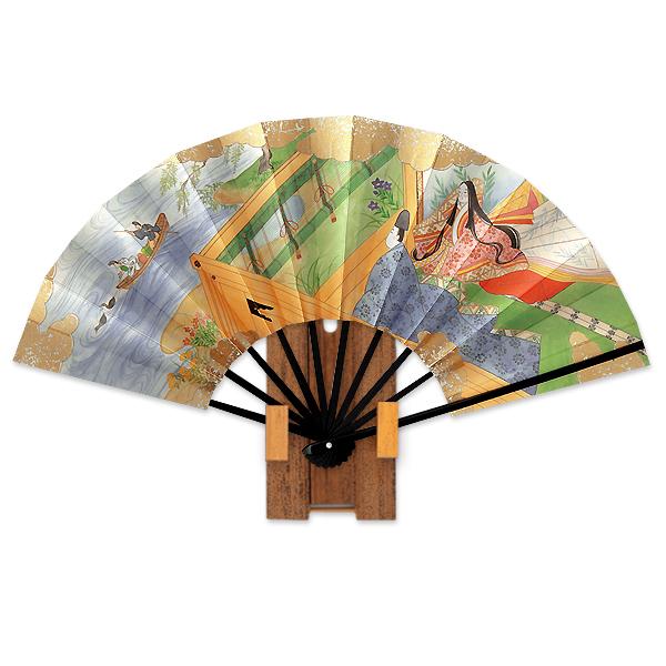 外国へのお土産飾り扇子 源氏絵 薄雲セット ゴマ竹台付き Buyee Buyee Japanese Proxy Service Buy From Japan Bot Online