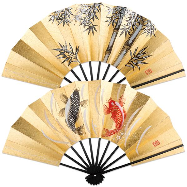 飾り京扇子/舞扇子タイプ 夫婦鯉/竹(Xe011) : 扇子司 伊藤常 - 通販