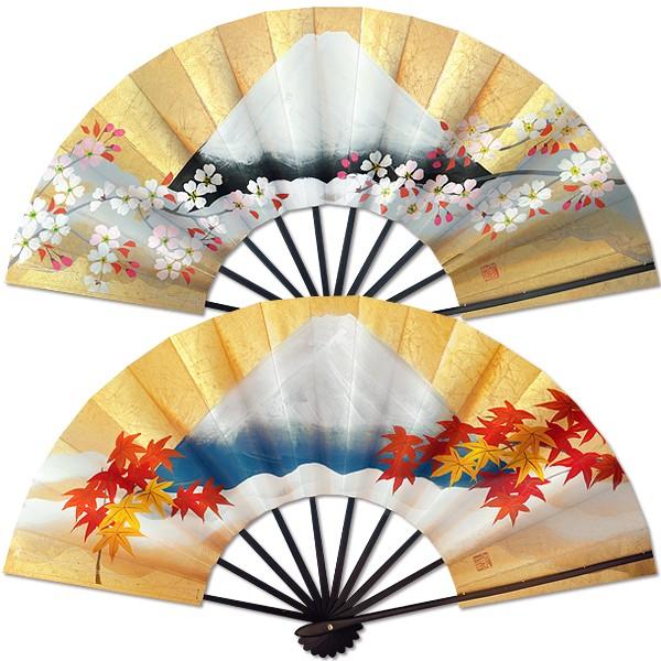 飾り京扇子 舞扇子タイプ 秋富士/春富士(Xe108) : 扇子司 伊藤常