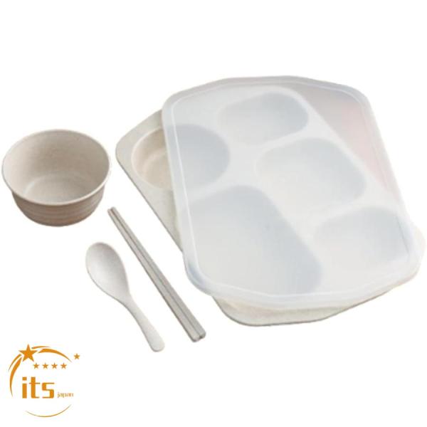 仕切り皿 ランチプレート 深め 仕切り皿 分割プレート 5つ仕切り 小麦プレート カフェ食器 業務用 業務用食器 仕切り皿 食器 プレートバランスのとれた食事プレ