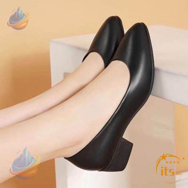 フォーマル 黒パンプス 幅広 ラウンドトゥ オフィス リクルート ビジネスゾンチー就活 靴 仕事 通勤 レディース 4cm ヒール ブラック 黒靴 通 収納用品 省ス