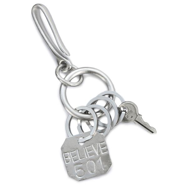 ビリーブインミラクル BELIEVEINMIRACLE PRISON KEYHOLDER NK  ( マットシルバーコーティング ) キーホルダー キーチェーン
