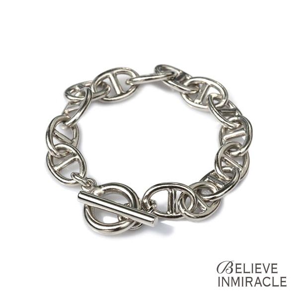 BELIEVEINMIRACLE ビリーブインミラクル NEW MARINA BRACE NK マリーナブレスレット 正規品 チェーンブレスレット シルバーカラー メンズ レディース