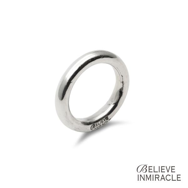 BELIEVEINMIRACLE ビリーブインミラクル MARU RING 3.5 リング 正規品 指輪 シルバー 丸リング シンプル  二宮こずえ メンズ レディース