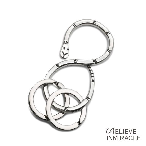 BELIEVEINMIRACLE（ビリーブインミラクル） SNAKE KEYRING スネーク
