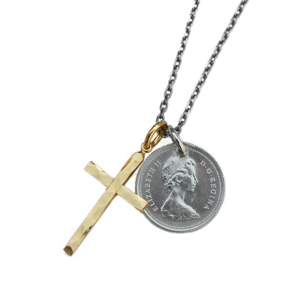 BELIEVEINMIRACLE（ビリーブインミラクル） SS CROSS NECKLACE クロス 