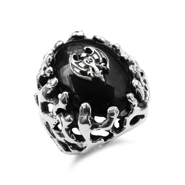ダレンシモニア ハリウッドヴァンパイアーズ リング Darren Simonian ダレン シモニアン Hollywood Vampires Black Onyx