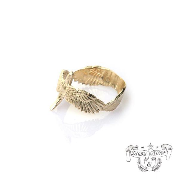 Digby & Iona ディグビー アンド アイオナ 小鳥リング 14k 正規品 指輪
