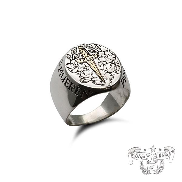 Digby & Iona ディグビー アンド アイオナ Kahlo Signet Ring ( K14