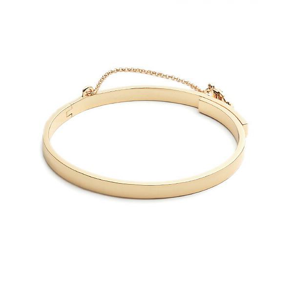 Eddie Borgo エディボルゴ EXTRA THIN SAFETY CHAIN BRACELET (GOLD 
