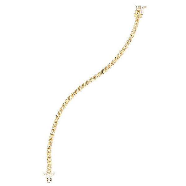 Eddie Borgo エディボルゴ PAVE PYRAMID TENNIS BRACELET (GOLD  