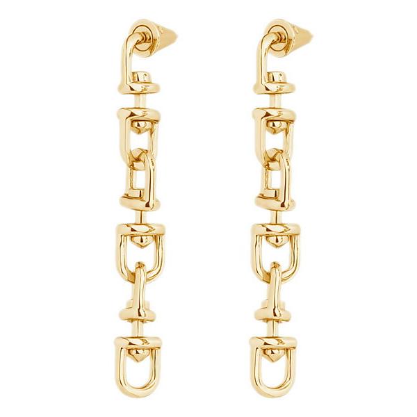 Eddie Borgo エディボルゴ FAME LINK EARRING (GOLD) 正規品 ロング 