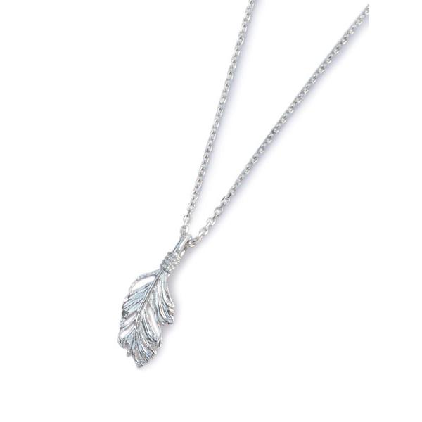 Garden of Eden ガーデン オブ エデン Tiny Feather Necklace ED-15FL-NK07 タイニーフェザーネックレス 正規品 ペンダント オーバルチェーン シルバー …