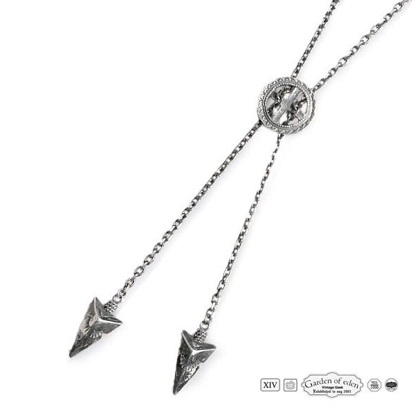 Garden of Eden ガーデン オブ エデン Arrowhead Bolo Tie Necklace ED