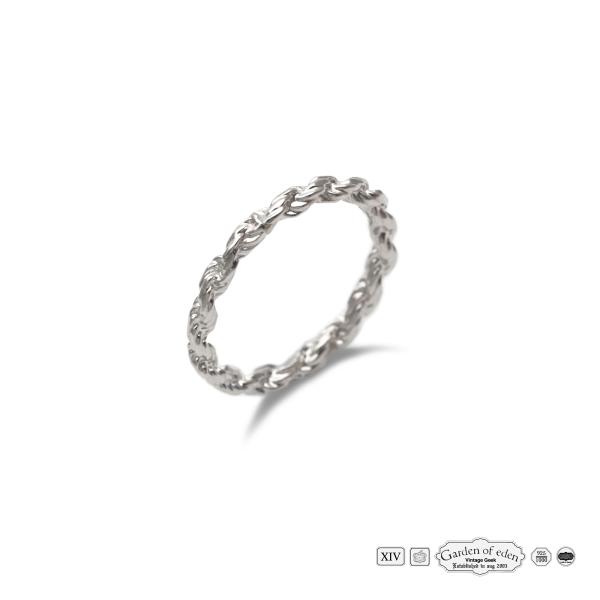 ガーデン オブ エデン Garden of Eden ROPE CHAIN RING ( 2.6mm ) [ ED26SS-050 ] ロープ チェーン リング 正規品 シンプル 指輪 銀 925 ユニセックス 人気