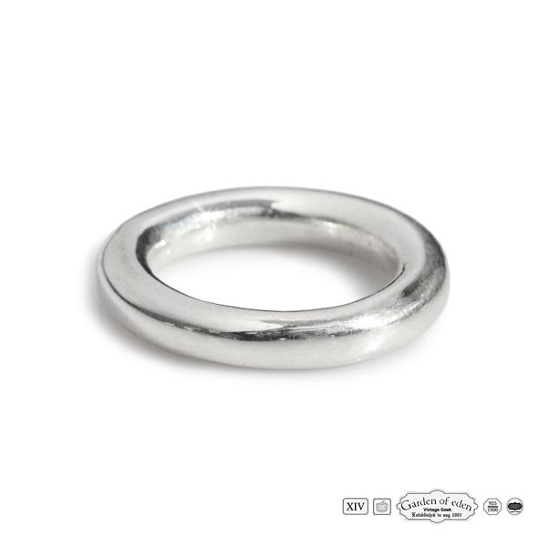 ガーデン オブ エデン Garden of Eden OVAL LINK RING / WHITE ED-VG17-OR01M オーバル リンク リング ホワイト 正規品 指輪 シンプル 銀 925 ユニセックス 人気