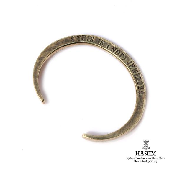 HARIM（ハリム） HARIM concept bangle Brass (SIDE STAMPS