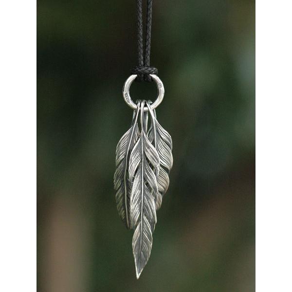 HARIM（ハリム） Owl feather set 1 (Black Cord) / HRP036S-Black