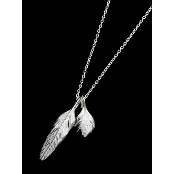 HARIM（ハリム） Slender feathers Half Very shine Necklace RP