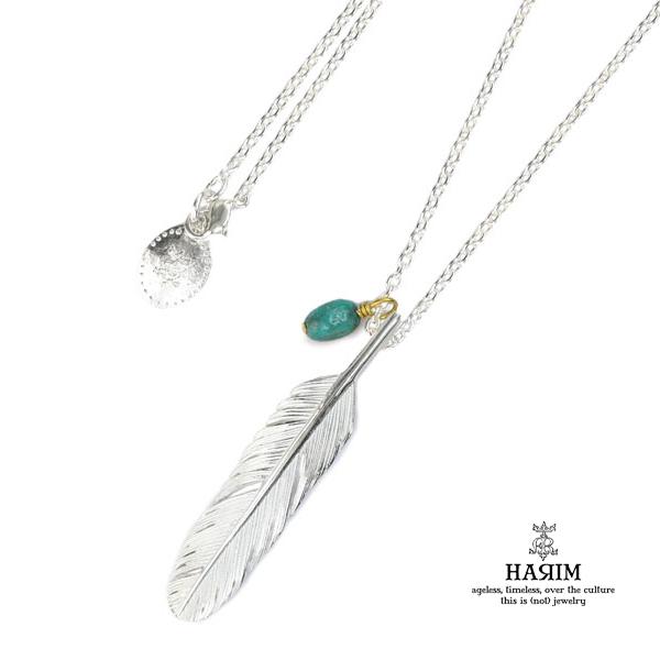 HARIM ハリム FEATHER CENTER S (WH) / HRP120WH フェザー ネックレス 