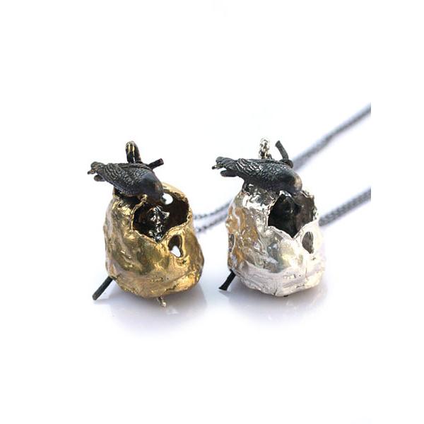 HOASHI YUSUKE ホアシユウスケ カラスと鐘とネコ ネックレス 正規品 