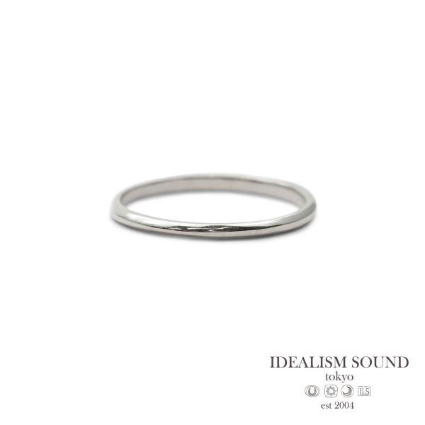 イデアリズムサウンド IDEALISM SOUND Plane Stacking Ring ( Silver ) [ No.11004 ] プレーン スタッキング リング 正規品 指輪 シンプル シルバー 銀