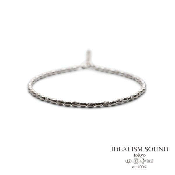 イデアリズムサウンド IDEALISM SOUND Oval Beads Anklet [ No.15069 ] オーバル ビーズ アンクレット 正規品 シルバー 銀 925 ギフト ユニセックス 人気