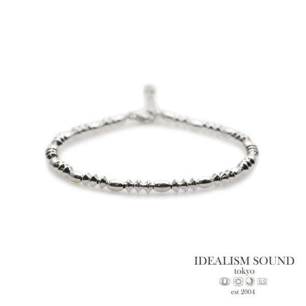 イデアリズムサウンド IDEALISM SOUND Native Pattern Beads Bracelet [ No.15074-2B ] ネイティブ パターン ビーズ ブレスレット 正規品 シルバー ユニセックス