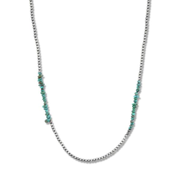o*e様 インディアンジュエリー　ナバホパール　ターコイズ　シルバーネックレス Indian Jewelry インディアンジュエリー ナバホパール ＆ ターコイズ