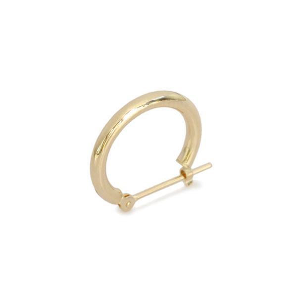 IVXLCDM アイブイエックスエルシーディーエム 1.5 LOOP LOGO PIERCED (K10 GOLD) ループ ロゴピアス K10ゴールド 正規品 イヤリング 金 プレゼント ユニセ…