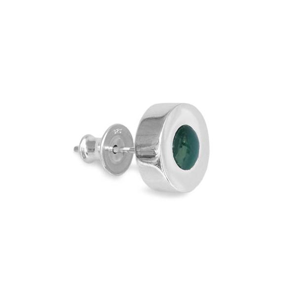 IVXLCDM アイブイエックスエルシーディーエム 0.5 TARGET PIERCED (GREEN AGATE) ターゲットピアス グリーンアゲート 正規品 スターリングシルバー 天然石 …