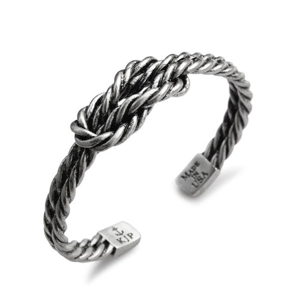 KIEL JAMES PATRICK キール ジェイムス パトリック SAILOR'S LUCK (ANTIQUE SILVER) セイラーズ ラック (アンティーク シルバー) 正規品 バングル カ…