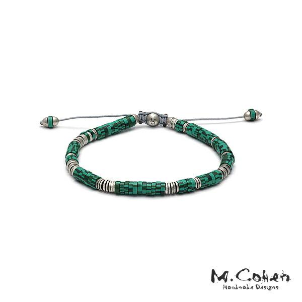 M.Cohen（エムコーエン） The Azuli Bracelet Malachite B-104001