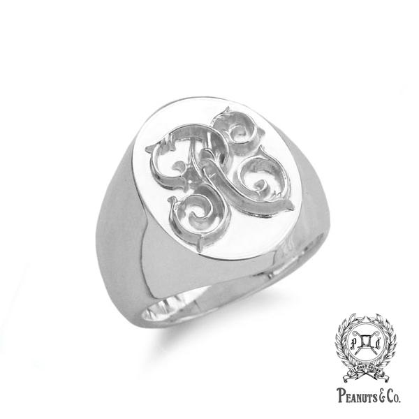 PEANUTS&CO ピーナッツカンパニー PEANUTS&CO. Signet Ring (L PEANUTS&CO ピーナッツカンパニー PEANUTS&CO. Signet Ring (L