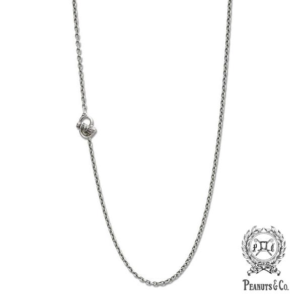PEANUTS&CO. ピーナッツカンパニー small peanuts hook chain ( Silver ) ( Round ) 60cm 正規品 ピーナッツ ネックレスチェーン シルバー おしゃれ 人気