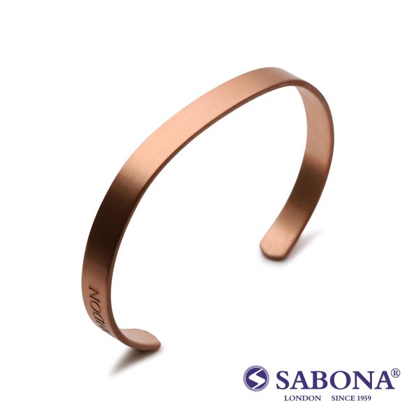 SABONA LONDON サボナ ロンドン Plain Copper Bracelet 7mm プレーン カッパー ブレスレット 正規品 バングル 銅 シンプル メンズ レディース