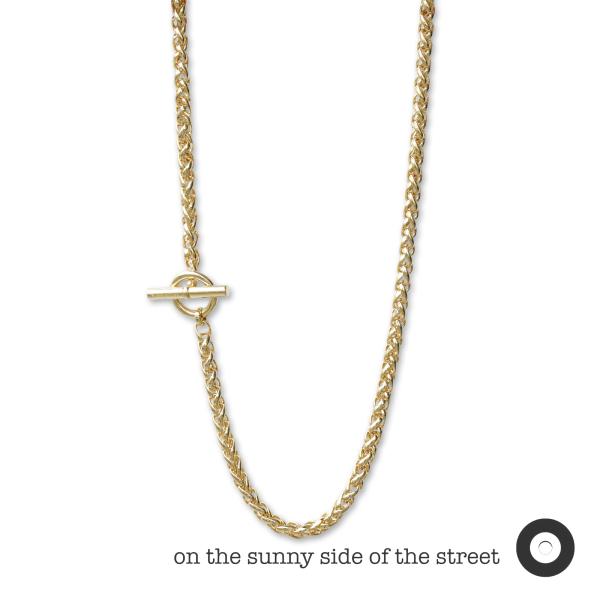 オン ザ サニー サイド オブ ザ ストリート ON THE SUNNY SIDE OF THE STREET 5mm Triple Triplet Chain Choker [ 261-100C ] ( Lt.Gold ) チョーカー 正規品