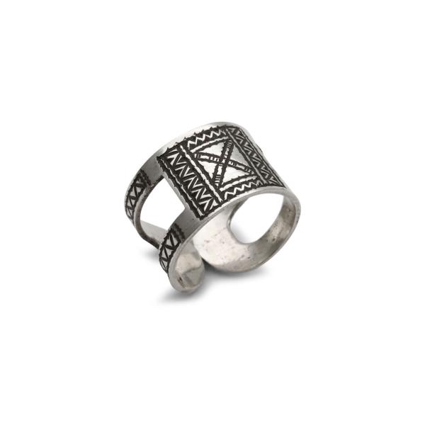 TOUAREG SILVER JEWELRY トゥアレグ シルバー ジュエリー フロント フェイス リング 正規品 指輪 シルバー オープン フリーサイズ ユニセックス 人気 ブランド