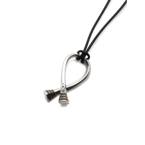 TOUAREG SILVER JEWELRY トゥアレグ シルバー ジュエリー エボニーウッド スクエア ポール ネックレス 正規品 ペンダント シルバー 銀 調節可能 ユニセックス