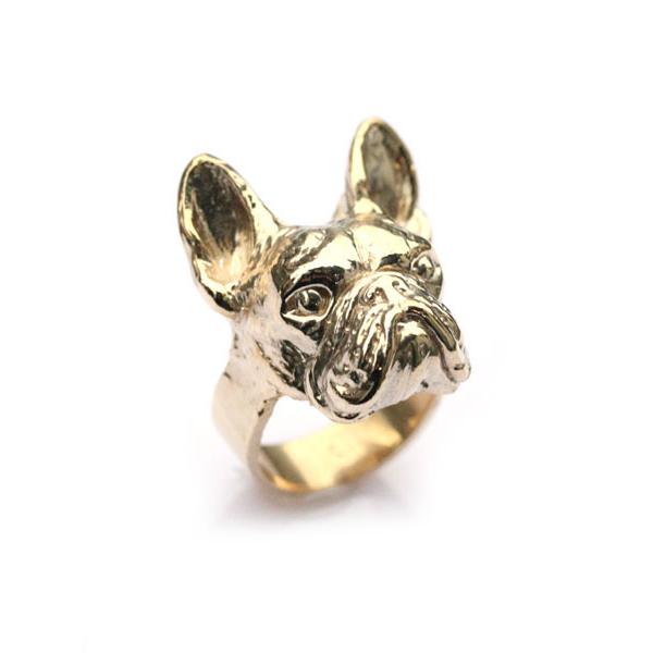 フレンチブルドッグ リング サイズ9号 SV925 *新品 【公式通販】
