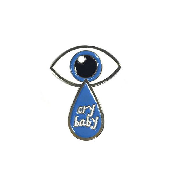 VERAMEAT ヴェラミート CRY BABY PIN クライベイビー ピン 正規品 ピンズ ピンバッジ ピンバッチ 目 アイ 涙 可愛い キュート プレゼント ギフト