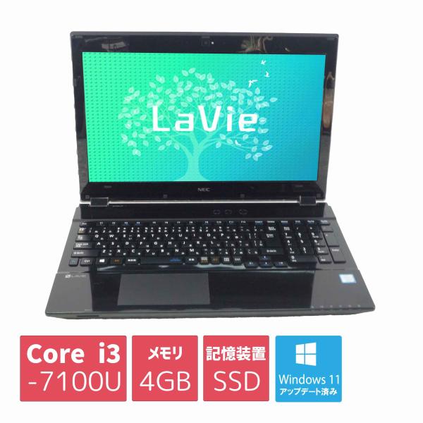 Windows11 中古パソコン ノートPC 第７世代 i3-7100U 新品SSD256GB SS...