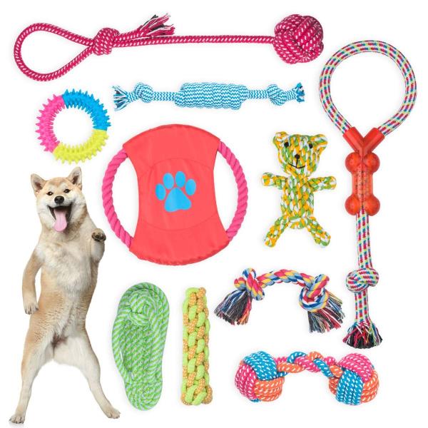 ファッション通販 犬 おもちゃ 噛む ロープ ペットおもちゃ 可愛いぬいぐるみ 大 小型犬 耐久性拔群 知育 デンタルケア 中型犬